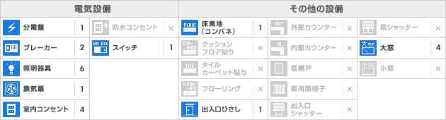 設備一覧